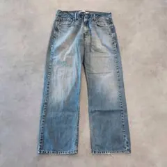 リーバイス569 Levis W33 ブルーデニム 青 古着 ボトム 19328