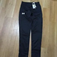 Under Armour 黒 ロングパンツ140サイズ 裏起毛新品未使用タグ付