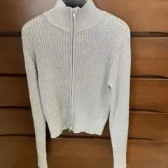 H&M ラメニットカーディガン