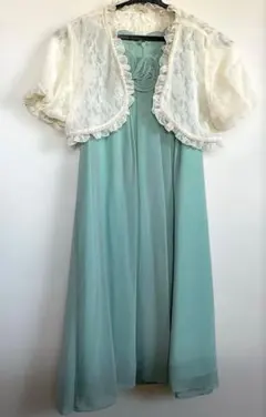 パーティードレス ボレロ付き ミントグリーン レース 9R fromformaのサムネイル