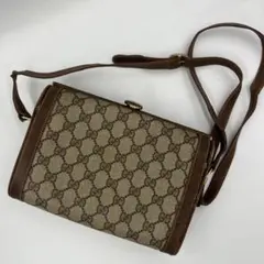 GUCCI オールドグッチ ショルダーバッグ がま口 PVC GGスプリーム