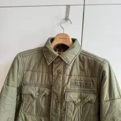さらに値引 ホリスター オリーブグリーン ミリタリージャケット