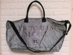 美品♪●Victoria's Secret●シルバー●グリッタートートバッグ♪