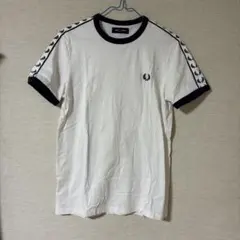FRED PERRY リンガーTシャツ ホワイト Sサイズのサムネイル