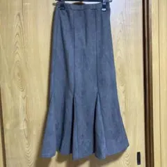 GRL グレイル スエードマーメイドスカート[tw986] チャコール