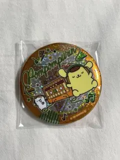 【新品未使用】サンリオ　キラキラBIG缶バッチ2 ポムポムプリン