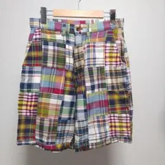 ラルフローレン　28 90s パッチワーク　ハーフパンツ　ヴィンテージ