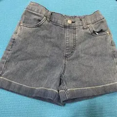デニムハーフパンツ 145-155cm