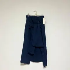 Riche glamour タイトスカート ネイビー リボン付きのサムネイル