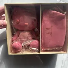 新品未使用　ハローキティ レザードール&ポーチ セット　2001年　レア