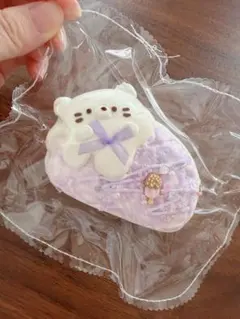 MOMOCO スクイーズ ねこ パープル