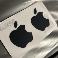 Apple ロゴステッカー ブラック 2枚セットのサムネイル
