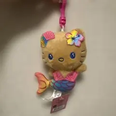 日焼けキティ　ハワイ　マーメイド　キーホルダー　ABCストア