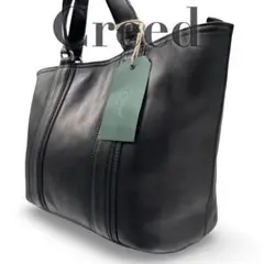 【新品タグ付き】クリード　Creed トートバッグ　ハンド　レザー　黒　日本製のサムネイル