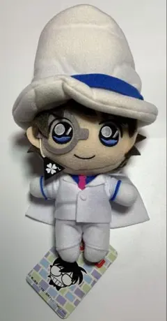 【レア】 名探偵コナン　ぬいぐるみ キッド　ボールチェーン付き マスコット
