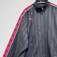 PUMA トラックジャケット グレー×ピンク SSサイズ プージャ y2k