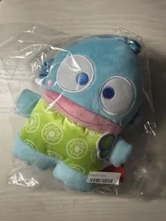 サンリオキャラクターズ フルーツポンチ柄がま口ポーチ　ハンギョドン