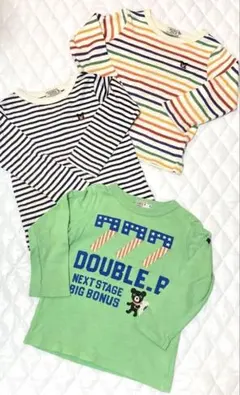 ミキハウス　ダブルビー　ロンT　Ｔシャツ　ズボン　100　セット㊾