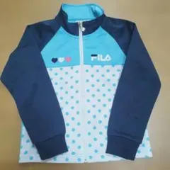 キッズ　女の子　フィラ　FILA　ジャージ　上衣　130
