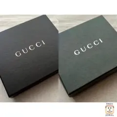 GUCCI ギフトボックス ２個セット 黒 緑