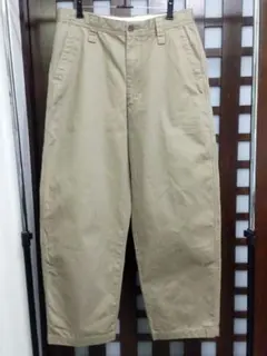 UNIQLO U ワイドフィットチノ ブラウン(ベージュ) 79(M~L)