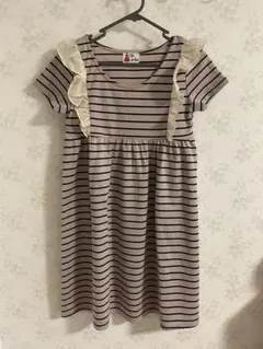 【パラビオン】ボーダーワンピース