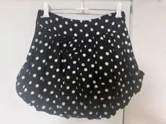 missguided ドット柄フレアスカート S