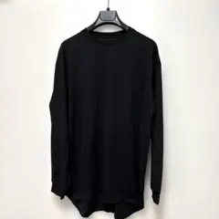 GUブラック 長袖カットソー Lメンズ551番