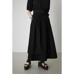 AZUL アズール ロングデニムスカート　黒