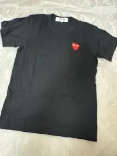 PLAY Comme des Garçons ブラック Tシャツ M