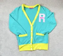 ☆RONI ロニィ☆ターコイズイエローカーディガン ダンス　修学旅行　韓国
