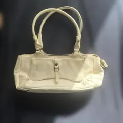 dakota ホワイトレザーショルダーバッグ