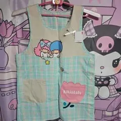 リトルツインスターズ Little Twin Stars エプロン チェック柄のサムネイル