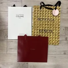 カルティエ　Cartier ボッテガ・ヴェネタ　セリーヌ　紙袋　ショッパーのサムネイル