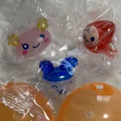 たまごっち ぷくっとクリアリング3個　ふらわっち　　いちごっち　みみっち