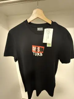 DIESEL ディーゼル 黒 Tシャツ TURB Sサイズ