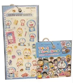 新品未使用　ドラえもん　フラッフィースケッチステッカーズ　プチっとフレークシール