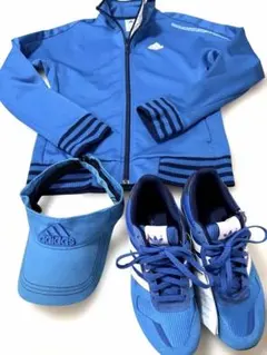 adidas 3点セット レディース】 ジャージ・スニーカー・サンバイザー