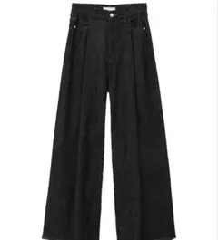 【トート付】広瀬すず×CLANE TUCK WIDE DENIM PANTS