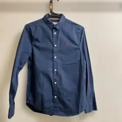 H &M ネイビー　紺色　長袖シャツ　160 100%綿