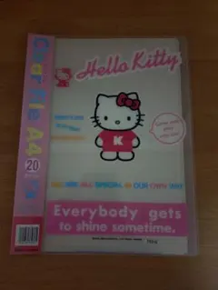 【平成レトロ】Hello Kitty クリアファイル A4
