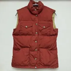 【THE NORTH FACE】 ダウンベスト 茶タグ USA製 レディースM