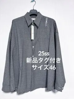 25ss 【正規品】MARNIポリエステルウールギンガムチェックシャツのサムネイル