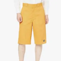 Dickies ハーフパンツ 黄色 ルーズフィット 26