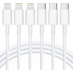 iPhone 充電ケーブル 純正 1M 3本セット Type-C-ライトニング