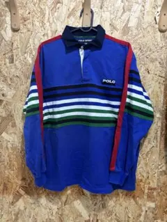 90s POLO SPORT ポロスポーツ　ラガーシャツ　Mサイズ