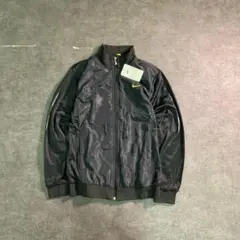 6LA1【NIKE】ロゴプリント　トラックジャケット　異素材切替　古着
