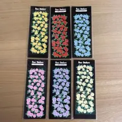 海外製 ステッカーシート Rose 6種