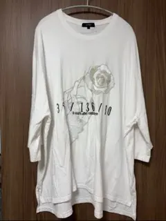 RE730 グラフィックプリント Tシャツ ホワイト L