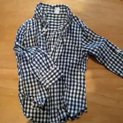 baby GAP チェック柄長袖シャツ 4歳用